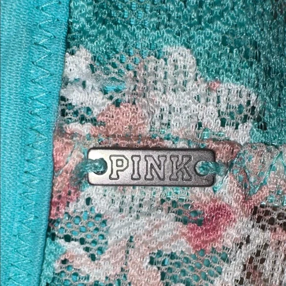 Victoria's Secret Floral and Lace Bra Set - Black, Teal, Black - Picture 8 of 10